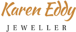 logo for karen eddy jeweller